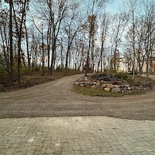 Driveway Regraded, Dryden MI 1